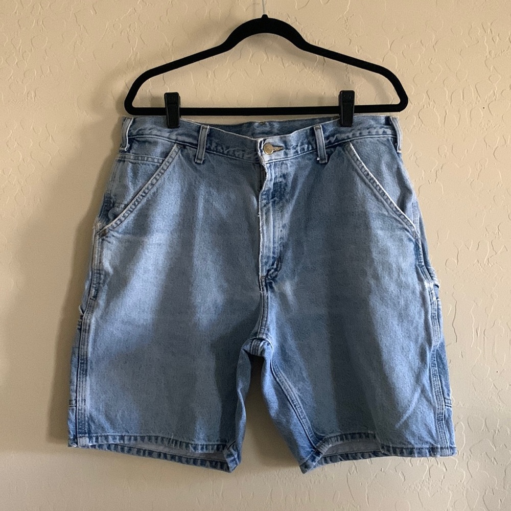 Carhartt denim carpenter shorts
